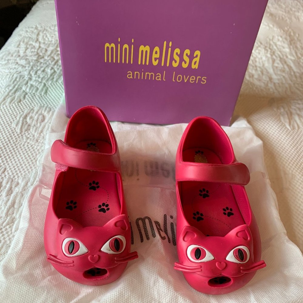 Mini Melissa Ultragril Pink Cat Face